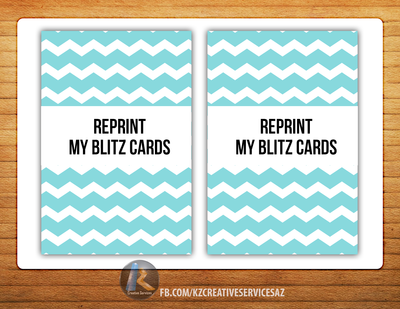 BLITZ CARDS - REPRINTS