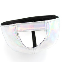 Harajuku radium radiation leather baseball cap flat-brimmed hat - Thumbnail 4