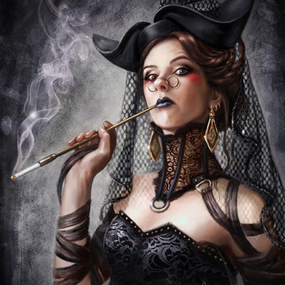  the lacerta fantasy character  portrait