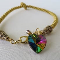 Prism Heart Knot Bracelet
