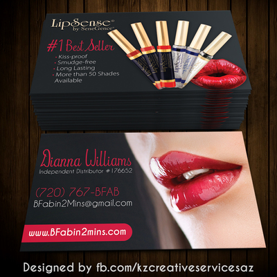 Senegence business cards style 2