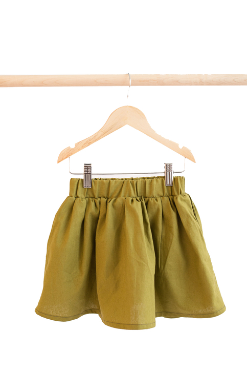 Skirt with Pockets - Olive size 5