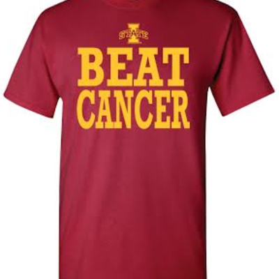 Iowa state beat cancer t-shirt