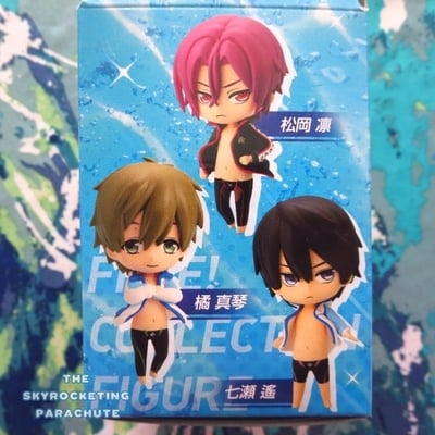 Free! collection figure - tachibana makoto / matsuoka rin / hazuki nagisa / ryuugazaki rei / nanase haruka -
