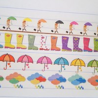 Rainy Days Washi Tape Set - Thumbnail 1