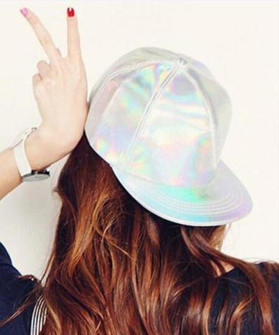 Harajuku Hologram Holographic Cap