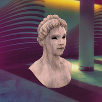 UNISEX VAPORWAVE PASTEL SHOPPING MALL T SHIRT IN BLACK - Thumbnail 1