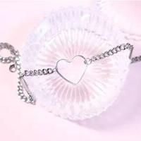 Heart Metal Choker Necklace - Thumbnail 2