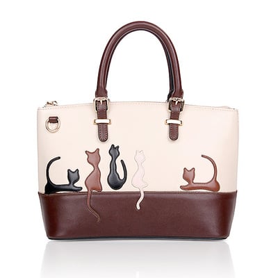 Cat shoulder messenger bags for women