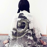 Dragon Waves Kimono Cardigan - Thumbnail 3
