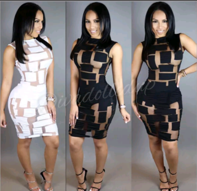 Blockk Me Nude Dress
