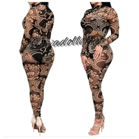 Sheer Tribal Catsuit  - Thumbnail 1
