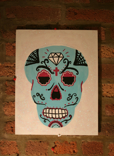 Hand-Painted Sugar Skull
