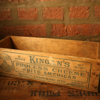 Vintage cheese box
