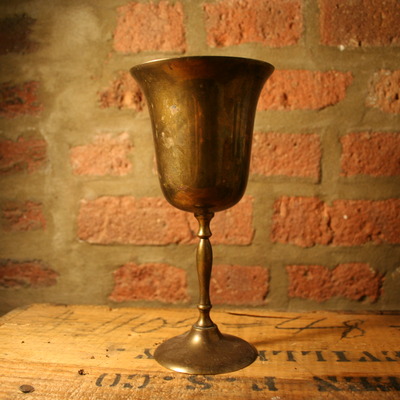 Vintage brass chalise