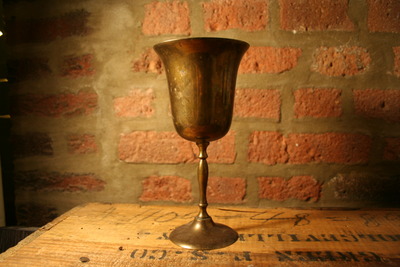 Vintage Brass Chalise