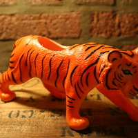 Large Plastic Animal Planter with Succulent/Cactus - Thumbnail 1