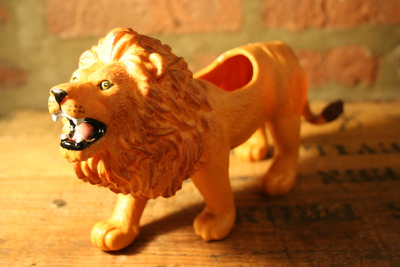 Large Plastic Animal Planter with Succulent/Cactus