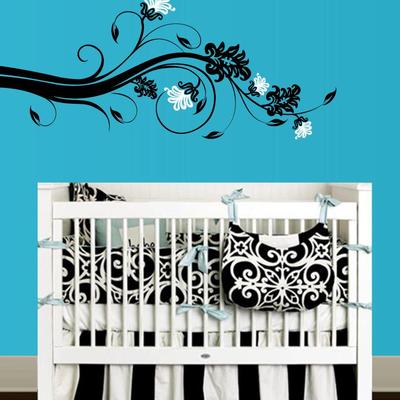 Bella branch wall decal - branch with flowers