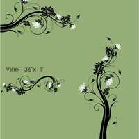 Bella Branch Wall Decal - Branch With Flowers - Thumbnail 1