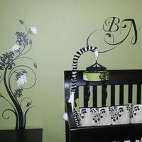 Bella Branch Wall Decal - Branch With Flowers - Thumbnail 3