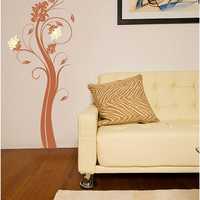 Bella Tree Wall Decal with Flowers - Thumbnail 2