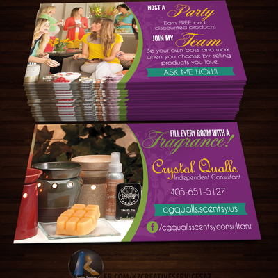 Scentsy business cards style 2