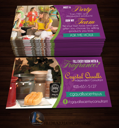 Scentsy Business Cards style 2