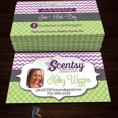 Scentsy business cards style 3