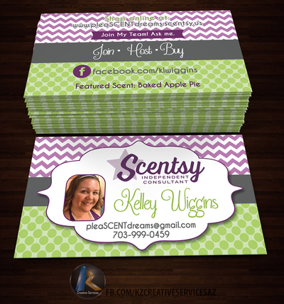 Scentsy Business Cards style 3