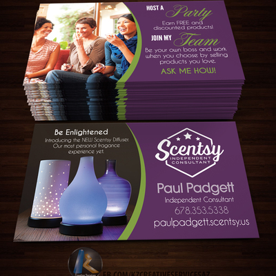 Scentsy business cards style 4