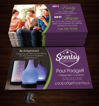Scentsy Business Cards style 4
