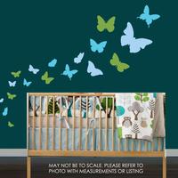 Butterfly Wall Decals 3 color - Thumbnail 1