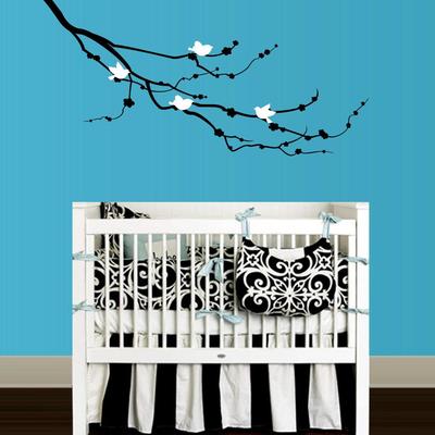 Cherry blossom with birds- wall decals