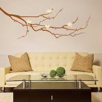 Cherry Blossom with Birds 3 color- Wall Decals - Thumbnail 1
