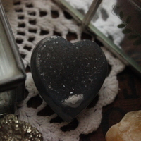 Agate Druzy Heart - Thumbnail 1