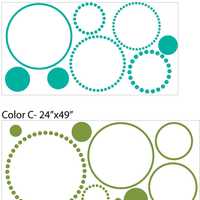 Dotty Dot Wall Decals 4 color - Large pkg. - Thumbnail 2