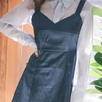 Pastel Blue See-through Blouse - Thumbnail 1