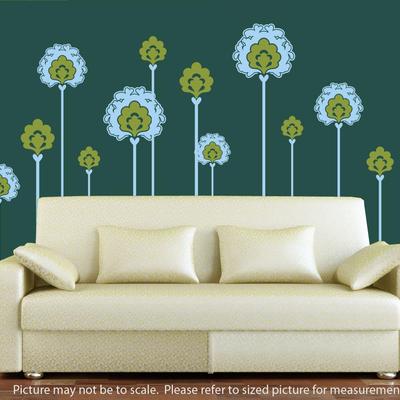 Not so wild flowers small - wall decals 