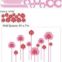 Not So Wild Flowers Small - Wall Decals  - Thumbnail 1