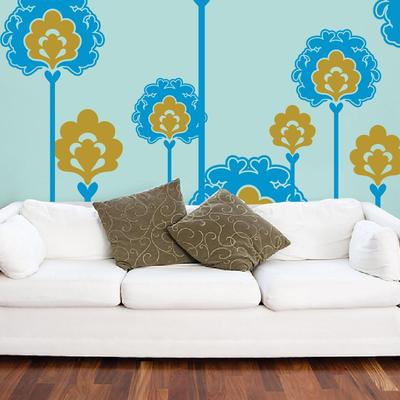 Not so wild flowers large - wall decals 