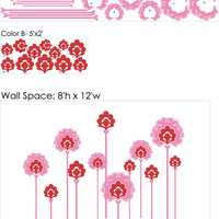 Not So Wild Flowers Large - Wall Decals  - Thumbnail 2