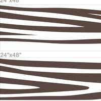 Zebra Print Small Pkg. Wall Decals - Thumbnail 1