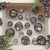 Classic Steampunk Watch Parts Plugs for Stretched Ears - Thumbnail 4