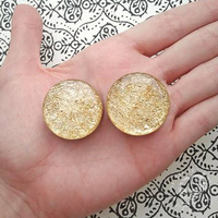 Pure Gold Plugs for Stretched Ears - Thumbnail 1