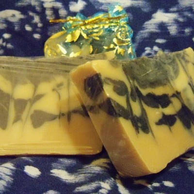 Handcrafted bar soap - loaf slice rts