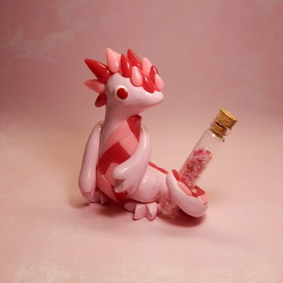 Pink potion dragon