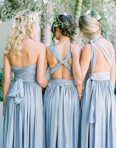Convertible bridesmaid dress, long bridesmaid dress, jersey bridesmaid dress, popular bridesmaid dress, cheap bridesmaid dress, PD15340