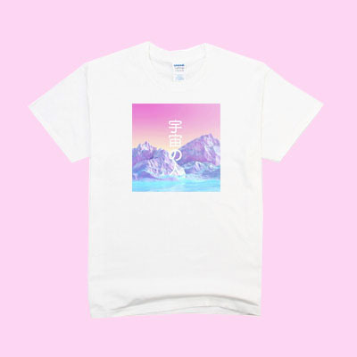 VAPORWAVE UNIVERSE DREAM TEE (WHITE)