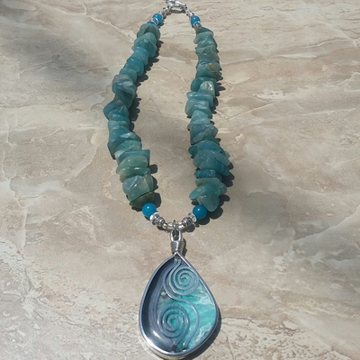Ocean Waves Necklace 